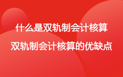 財務(wù)會計核算體系(什么是雙軌制會計核算 雙軌制會計核算的優(yōu)缺點)(圖1)